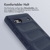 imoshion EasyGrip Back Cover für das Google Pixel 6a - Dunkelblau