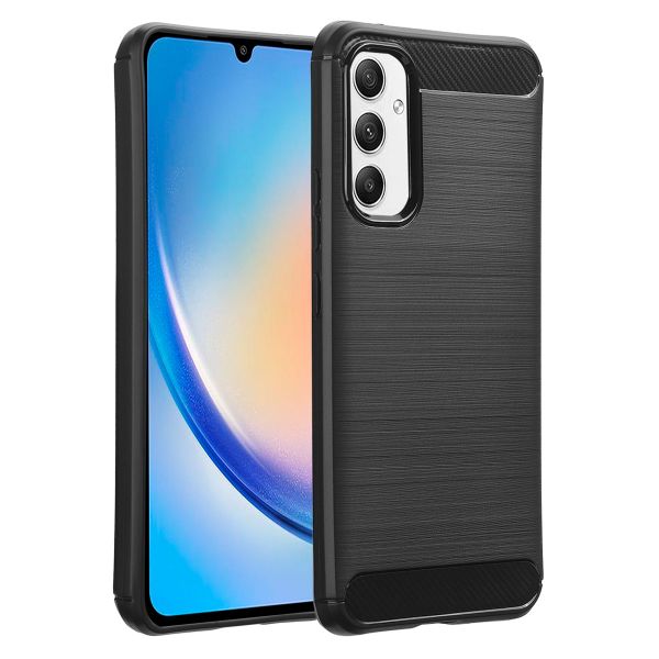 imoshion Brushed Back Cover für das Samsung Galaxy A34 (5G) - Schwarz