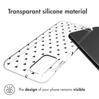 imoshion Design Hülle Samsung Galaxy A13 (4G) - Hearts All Over Black