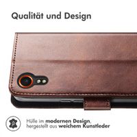 imoshion Luxuriöse Klapphülle Samsung Galaxy Xcover 7 - Dunkelbraun