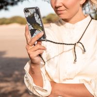 imoshion Design Hülle mit Band für das Samsung Galaxy A40 - Glamour Botanic