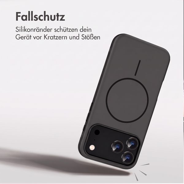 imoshion Color Backcover mit Thin MagSafe Ring Apple iPhone 18 Pro / 17 Pro - Schwarz