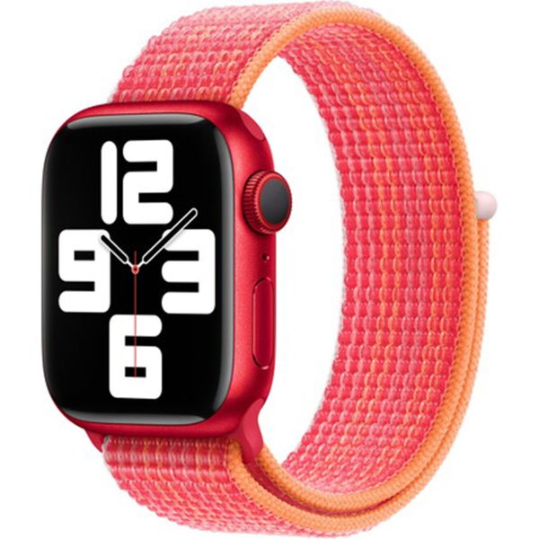 Apple 3 Pack Sport Loop Armband für Apple Watch | 38/40/41/42 mm - Soft Mint / (Product)RED / Ocean Blue
