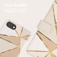 imoshion Design Klapphülle iPhone SE (2022 / 2020) / 8 / 7 / 6(s) - Beige Graphic