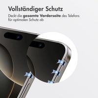 Accezz Gehärteter Glas-Schutz + Applikator Apple iPhone 16 Pro