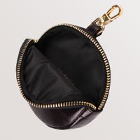 Selencia Nova Real Leather Mini Pouch - Dark Chocolate