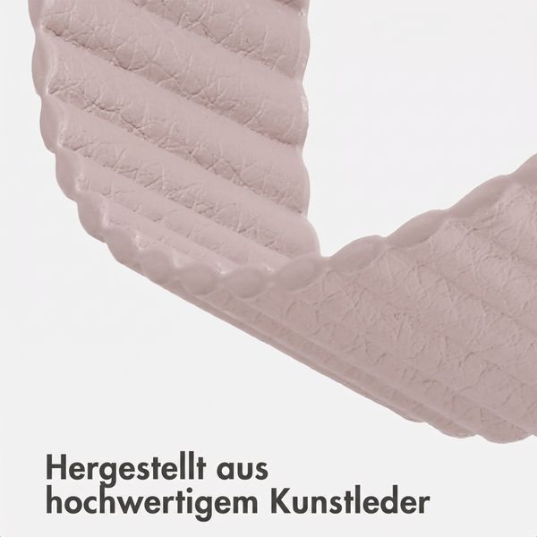 imoshion Magnetisches Kunstlederarmband für Apple Watch | 44/45/46/49 mm - Beige