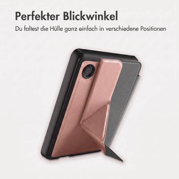 imoshion Klappbare Klapphülle Kobo Clara Colour / BW - Rosé gold