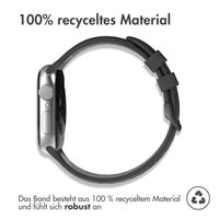 imoshion Silikonsportarmband Buckle für das Apple Watch Series 1 bis 9 / SE (38/40/41 mm) | Series 10 (42 mm) - Schwarz / Grau