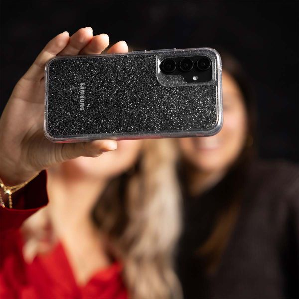 imoshion Klare Glitter Backcover Samsung Galaxy A15 (5G/4G) - Silber