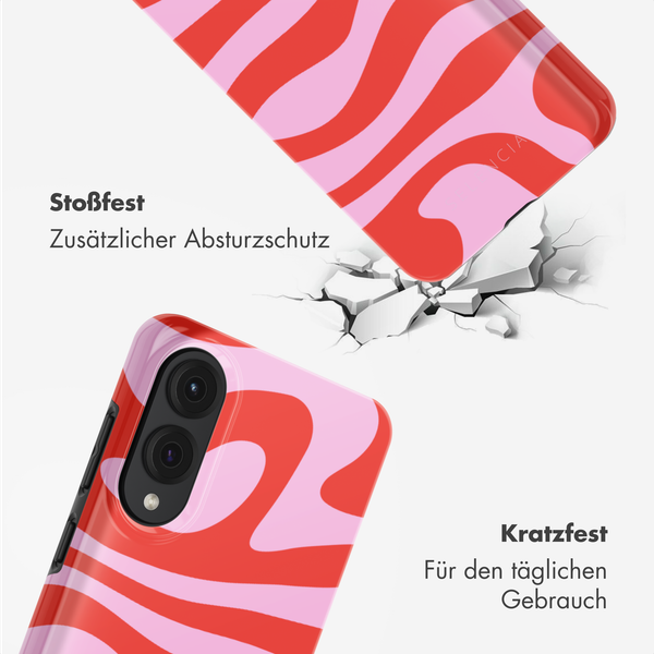 Selencia Vivid Back Cover Samsung Galaxy S25 Edge - Dream Swirl Pink