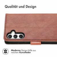 imoshion Luxuriöse Klapphülle Samsung Galaxy A25 (5G) - Braun