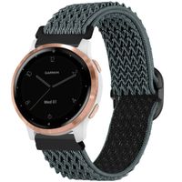 imoshion Elastisches Nylonarmband -   Universelle 18 mm Anschluss - Hellgrau