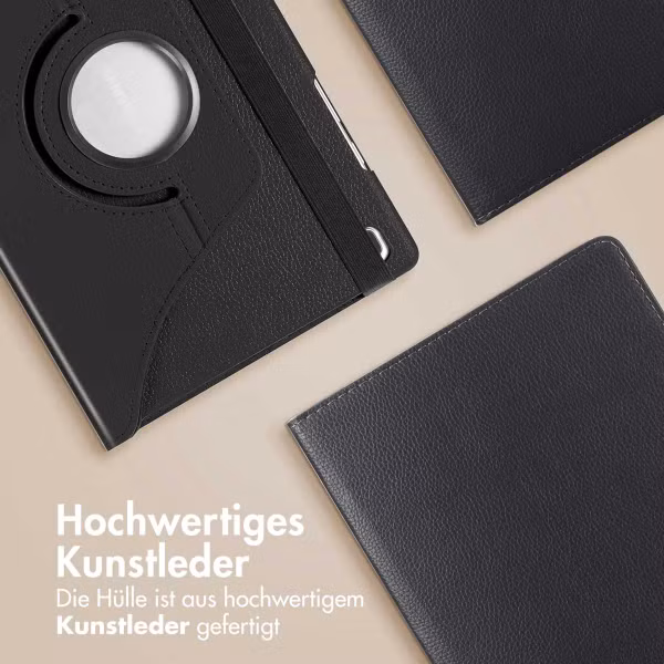imoshion 360° drehbare Klapphülle Galaxy Tab S6 Lite / Tab S6 Lite (2022) / Tab S6 Lite (2024) - Schwarz