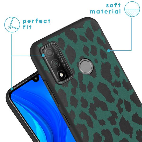 imoshion Design Hülle Huawei P Smart (2020) - Leopard - Grün