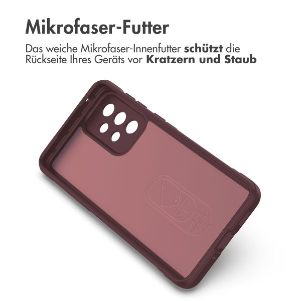 imoshion EasyGrip Back Cover für das Samsung Galaxy A33 - Aubergine