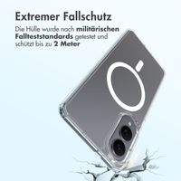 Accezz Xtreme Impact Backcover mit MagSafe Samsung Galaxy S25 Edge - Transparent