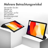 imoshion Design Trifold Klapphülle für das Xiaomi Redmi Pad SE - Black Marble