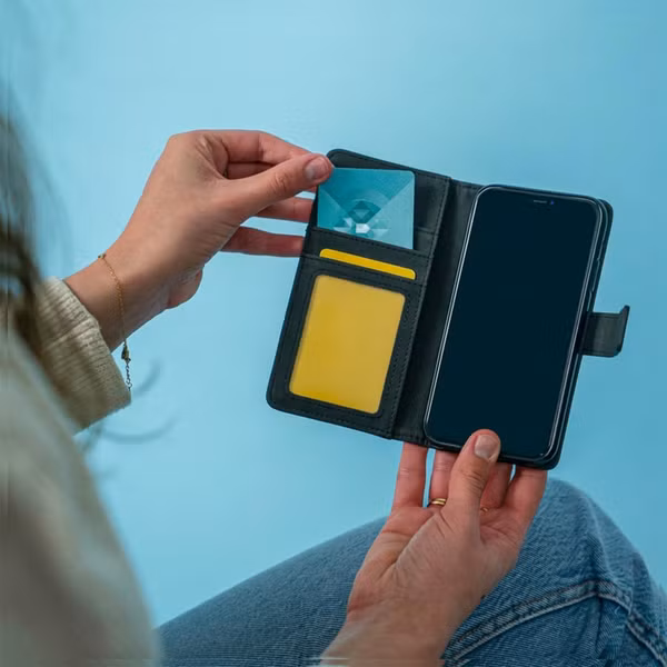 imoshion Luxuriöse Klapphülle Samsung Galaxy S20 FE - Hellblau