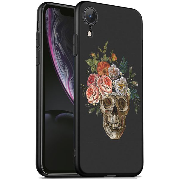 imoshion Design Hülle für das iPhone Xr - Skull - Multicolor