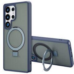Accezz Ring Stand Backcover mit MagSafe Samsung Galaxy S25 Ultra - Blau