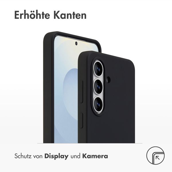 Accezz Liquid Silikoncase Samsung Galaxy S26 - Schwarz