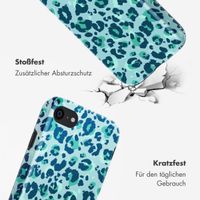 Selencia Vivid Back Cover Apple iPhone SE (2022 / 2020) / 8 / 7 - Wild Spots Light Blue