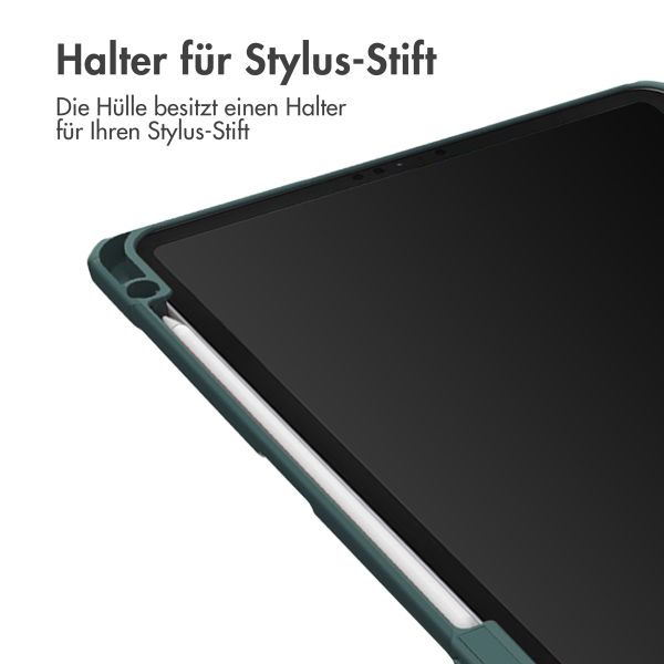 imoshion Trifold Hardcase Klapphülle Apple iPad Pro 11 (2022 / 2021 / 2020 / 2018) - Grün