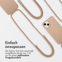 imoshion Color Backcover mit abnehmbarem Handykette und MagSafe Apple iPhone 14 - Nude