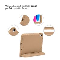 imoshion Schutzhülle mit Handgriff kindersicher Apple iPad 11 (2025) 11 Zoll A16 / iPad 10 (2022) 10.9 Zoll - Braun