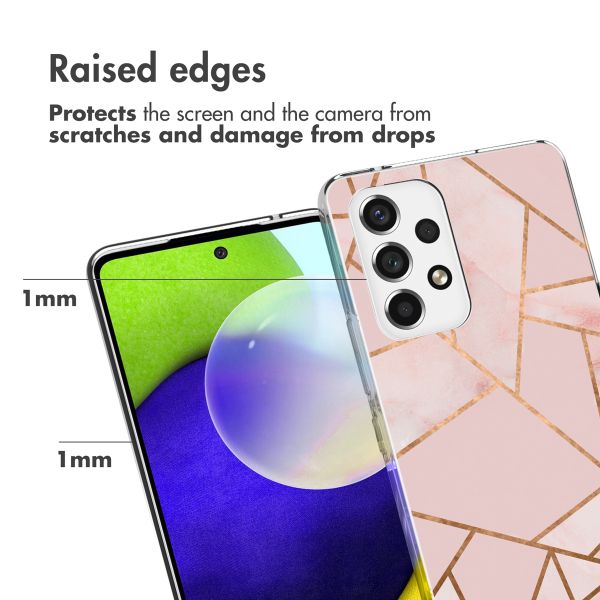 imoshion Design Hülle für das Samsung Galaxy A53 - Pink Graphic