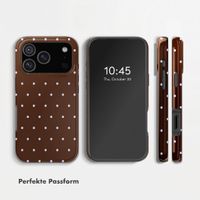 Selencia Vivid Rückabdeckung mit MagSafe Apple iPhone 17 Pro Max - Happy Dots Chocolate