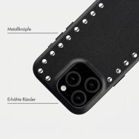 Selencia Studs Backcover mit MagSafe Apple iPhone 15 Pro - Velvet Black
