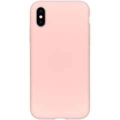 Accezz Liquid Silikoncase Apple iPhone X / Xs - Rosa