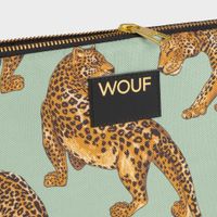 Wouf Daily Laptop Hülle 15-16 Zoll - Laptop Sleeve - Emerald Leopard
