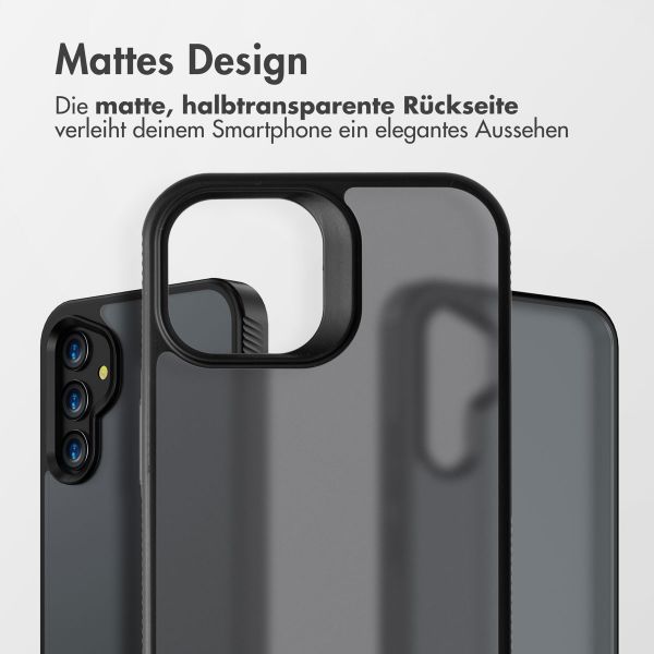 Accezz Rugged Frosted Back Cover Samsung Galaxy S23 - Schwarz
