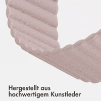 imoshion Magnetisches Kunstlederarmband für Apple Watch | 44/45/46/49 mm - Beige