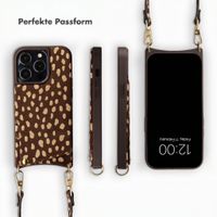 Selencia Nova Echtleder Backcover mit Kartenhalter Apple iPhone 14 Pro - Fawn Chic