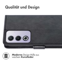 imoshion Luxuriöse Klapphülle Oppo A80 5G - Schwarz