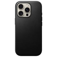 Nomad Modern Leather Case für das iPhone 16 Pro - Black