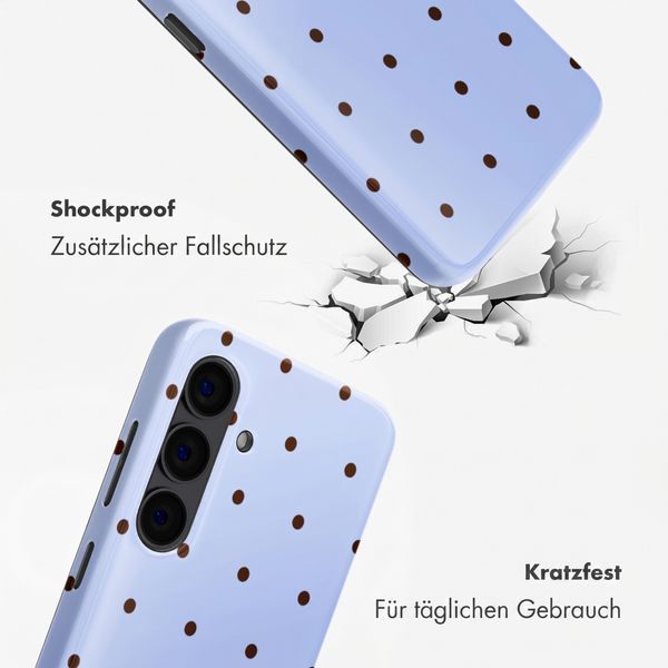 Selencia Vivid Rückabdeckung mit MagSafe Samsung Galaxy S24 - Happy Dots Digital Sky