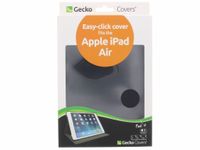 Gecko Covers EasyClick Klapphülle für das iPad Air 2 (2014) / Air 1 (2013) - Schwarz