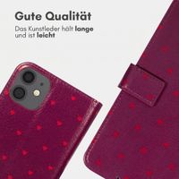 imoshion Design Klapphülle Apple iPhone 11 - Crush Check Coral Dust