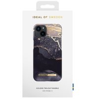 iDeal of Sweden Fashion Back Case Apple iPhone 13 - Golden Twilight Marble