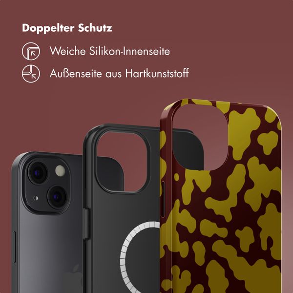 Selencia Vivid Rückabdeckung mit MagSafe Apple iPhone 13 - Moo'd Olive Dust