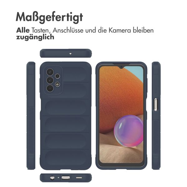 imoshion EasyGrip Back Cover für das Samsung Galaxy A32 (5G) - Dunkelblau