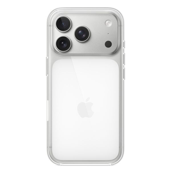 Apple Clearcase für das Apple iPhone 17 Pro Max + Apple MagSafe kabelloses Ladegerät 25 W - 1 Meter