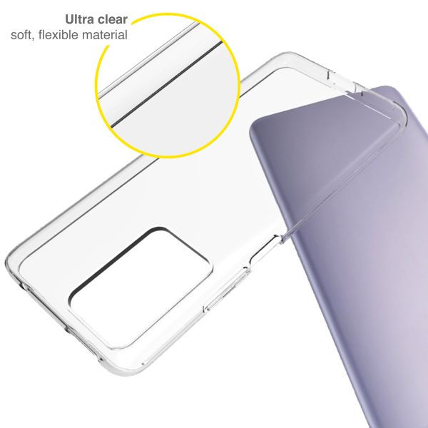 Accezz TPU Clear Cover für das Xiaomi 11T (Pro) - Transparent