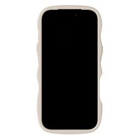 Holdit Wavy Case Apple iPhone 17 Pro - Transparent / Light Beige