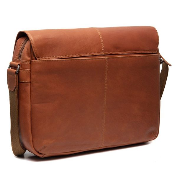 The Chesterfield Brand Richard Laptoptasche 15-15.6 Zoll - Umhängetasche - Echtes Leder - Cognac